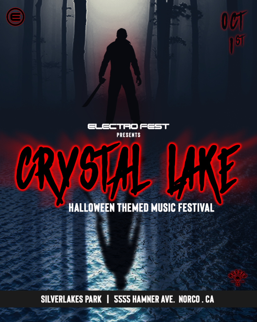 Black Market Escape Room Inc and Electro Fest Join Forces to Present Crystal Lake a Halloween Themed Music Festival.