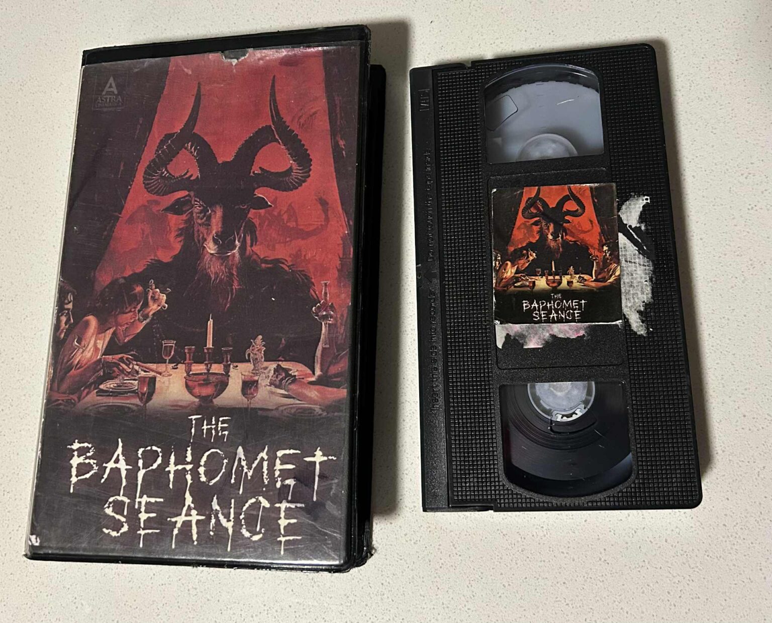 Rare VHS of Banned Film The Baphomet Seance Discovered in Storage Locker