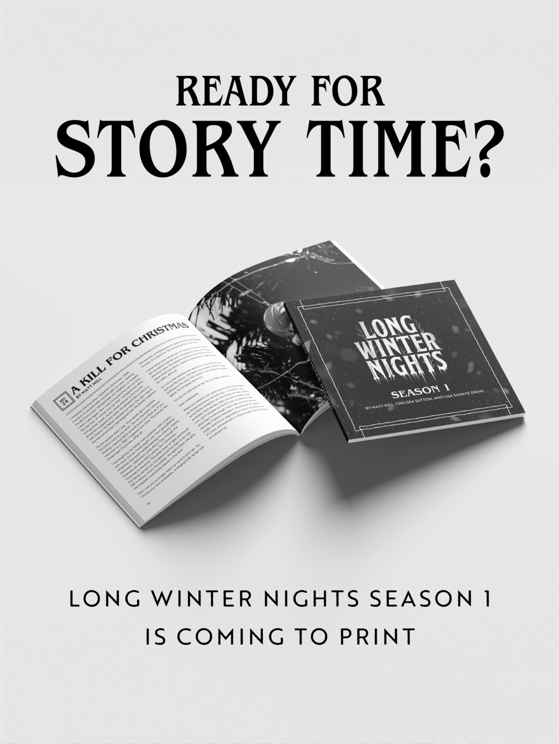 LONG WINTER NIGHTS BRINGS ITS HORROR ADVENT CALENDAR TO PRINT